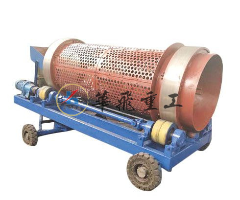 圓振篩的運轉方向改變上下配重的相角會改變材料的行進方向